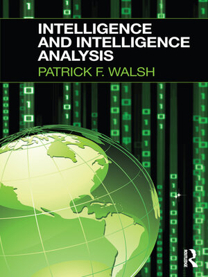 cover image of Intelligence and Intelligence Analysis